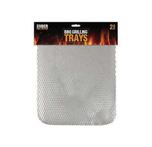 Bbq Grilling Trays X2 Pk24