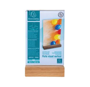 Portrait Stand Up Sign Holder A6