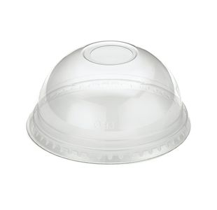Domed Lid W/Hole Rpet 16 24Oz Pk1000