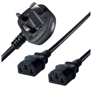 Connektgear 2.5M Mns Pwr Splitr Cbl