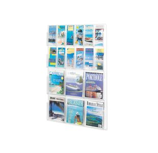 Safco 18 Pkt Comb Mag Pamphlet Rack