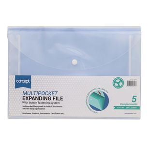 Concept A4 5 Pocket Expanding File