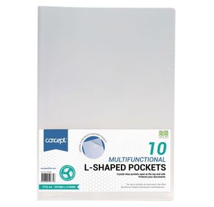Concept Pkt.10 A4 L-Shaped Folders
