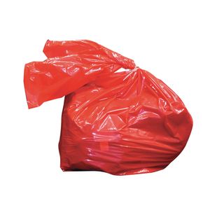 Laundry Sbl Strip Bag 80L Red Pk200