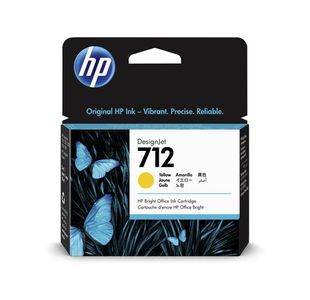 Hp 3Ed69A 712 Yellow Ink Cartridge 29Ml