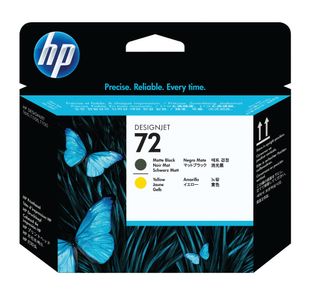 Hp C9384A No 72 Matte Blk And Yell Phead