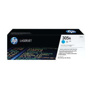 Hp Ce411A (305A) Toner Cyan 2.6K Pages