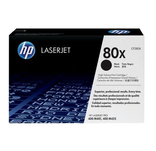 Hp Cf280X 80X Black Toner Cartridge