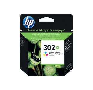 Hp F6U67Ae 302Xl Tri Colour Ink Cartridg