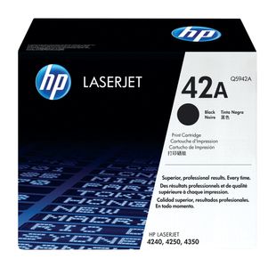 Hp Q5942A Black Std Cap Ljet 4250 4350
