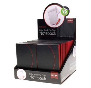 Concept A7 192Pg Little Black Notebook W