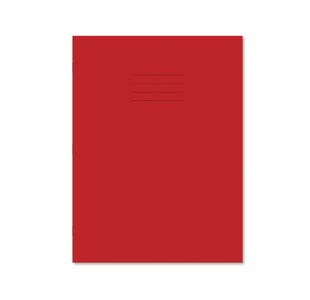 Exr Book 8Mm Lined 80P A4+ Red Pk50