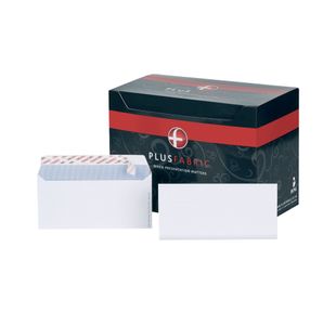 Plus Fabric Env Dl 110Gsm Wht Pk500