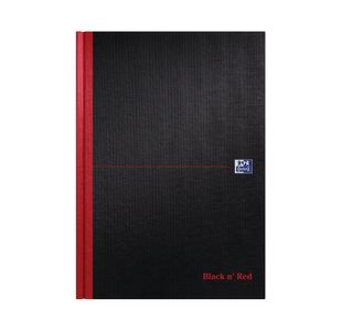 Black N Red Hb Ruled Notebook A4