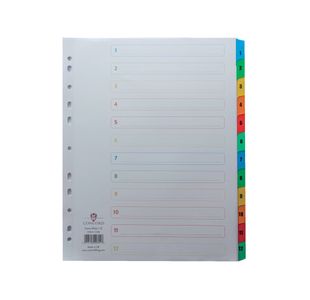 Concord Index A4 1-12 P/Pkt Multi