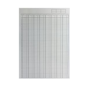 Q-Connect 8 Column Analysis Pad A4