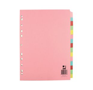 Q-Connect A4 15Prt Sbjct Dividr Pk10