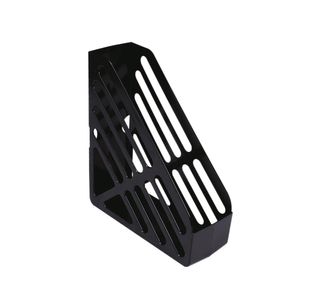 Q-Connect Magazine Rack Black