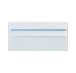 Q-Connect Dl Env S/S 80G Wht Pk250