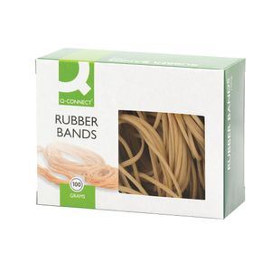 Q-Connect Rubber Bands 100G Assorted