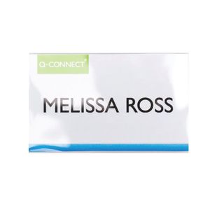 Q-Connect Name Badge With Clip Pk25