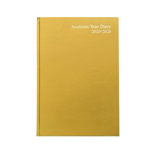 Academic Diary Dpp A4 Yellow 2025-26