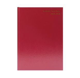 Acad Diary Wtv A5 Burgundy 2025-2026