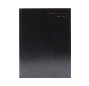 Acad Diary Wtv A5 Black 2025-2026