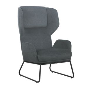 Agyle Wingback Chair Grey/Black