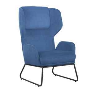 Agyle Wingback Chair Blue/Black