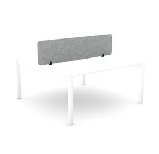 Desk Mtd Pet Screen 1590X400Mm Grey