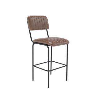 Culla High Chair Pu Brown/Black