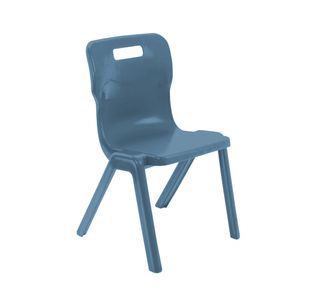 Retold 1 Piece Chair Sz 5 Steel Blu
