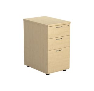 Jemini 3 Drw Desk High Pedestal Mpl
