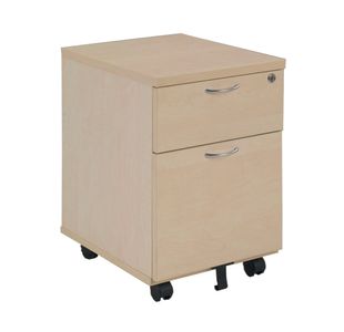 Jemini 2 Drw Mobile Pedestal Maple
