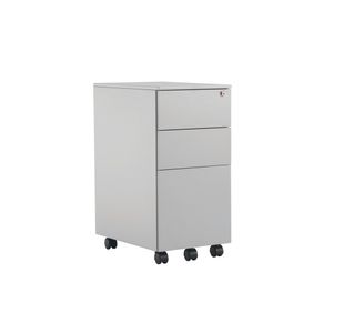 Jemini 3 Drw Mobile Pedestal Silver