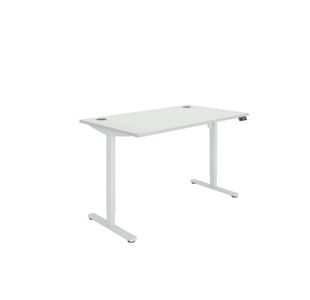 Sm Sit/Stand Desk 1400X800 Wht/Wht