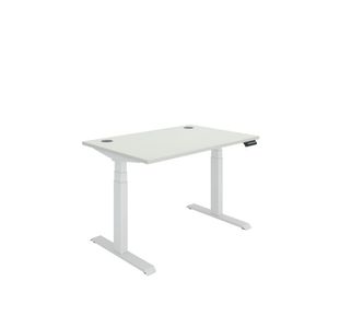 Dm Sit/Stand Desk 1200X800 Wht/Wht