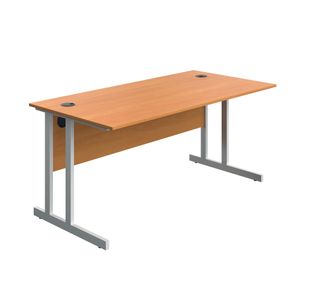 Modara Tu Rect Desk 1600Mm Bch/Wht