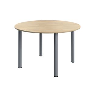 Modara Round Meeting Table 1200 Oak