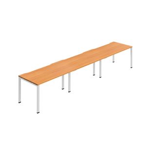 Jemini 3P Bench Desk Beech/Wht X3