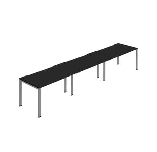 Jemini 3P Bench Desk Black/Silver X3