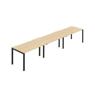 Jemini 3P Bench Desk Nova Oak/Blk X3
