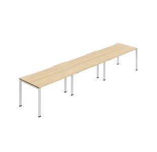 Jemini 3P Bench Desk Nova Oak/Wht X3