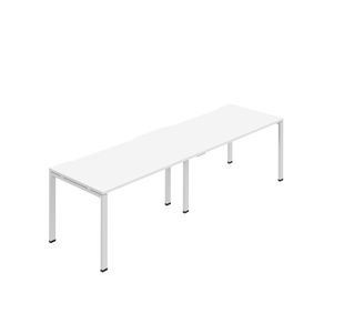 Jemini 2P Bench Desk 1200Mm White X2