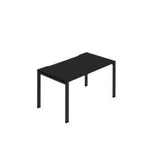 1 Person Bench Desk 1400X800 Black