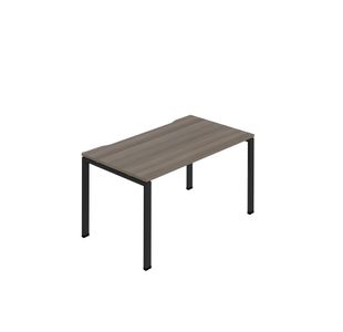1P Bench Desk 1400X800 Grey Oak/Blk