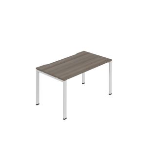 1P Bench Desk 1400X800 Grey Oak/Wht
