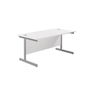 Jemini Single Rect Desk 1800 White