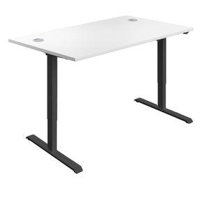 First Sit/Stand Desk 1200X800Mm Wht